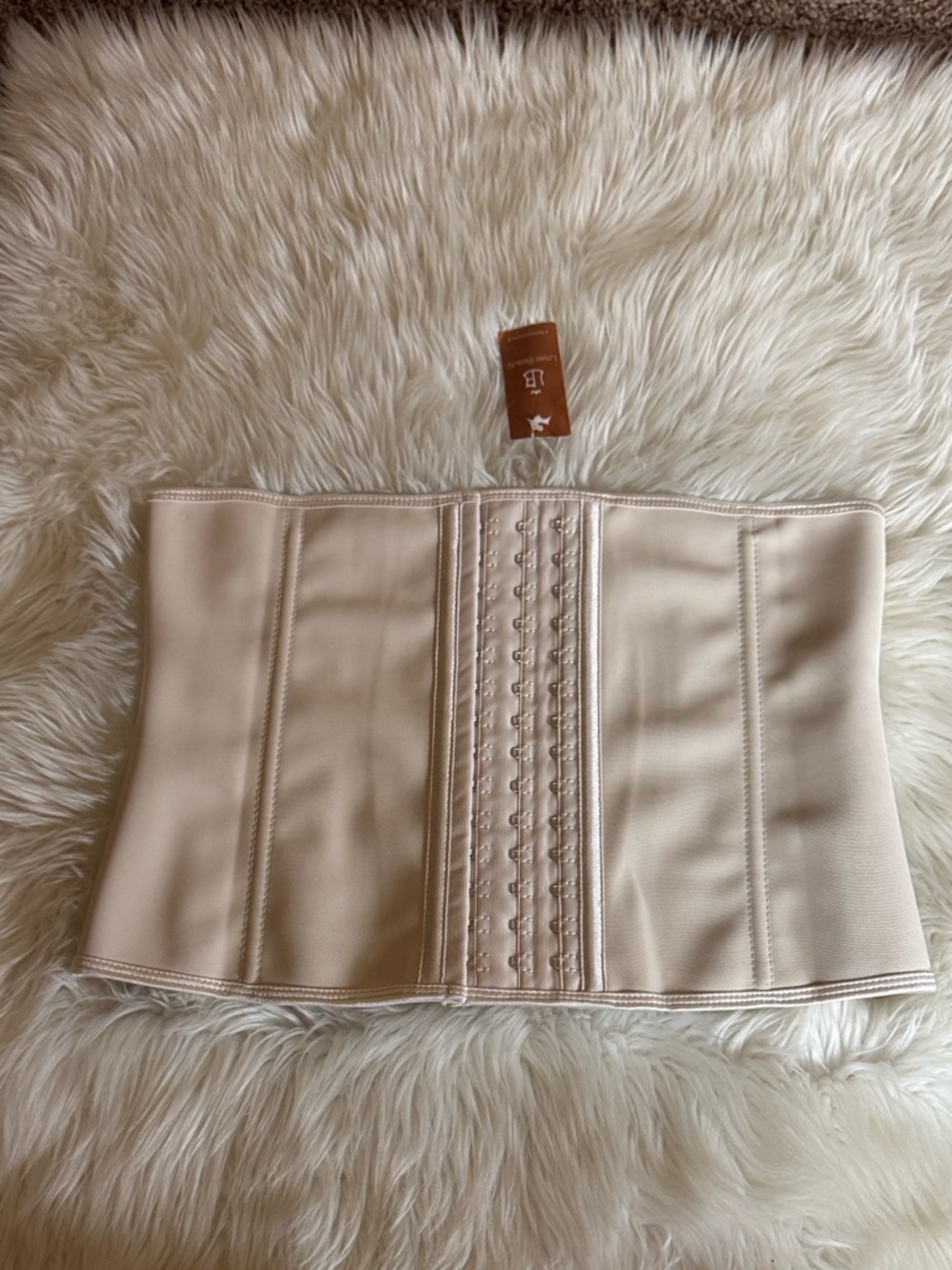 Lover-Beauty nude color waist trainer with boning Size Large New with tag - Picture 4 of 15